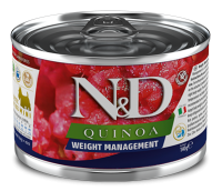 Farmina N&D Quinoa Weight Management Dog Adult Mini, 140 г в зоомагазине Лепшы Сябар