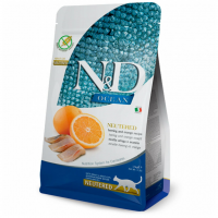 Farmina N&D GF Ocean Cat Neutered (сельдь, апельсин) в зоомагазине Лепшы Сябар