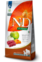 Farmina N&D GF Pumpkin Adult Medium & Maxi (тыква, оленина, яблоко) в зоомагазине Лепшы Сябар