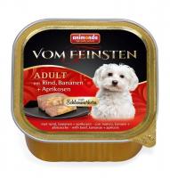 Vom Feinsten Adult (говядина, банан, абрикос), 150 г в зоомагазине Лепшы Сябар