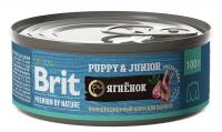 Brit Premium by Nature для щенков (ягненок), 100 г в зоомагазине Лепшы Сябар