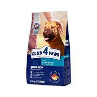 CLUB 4 PAWS PREMIUM (ягненок, рис) в зоомагазине Лепшы Сябар