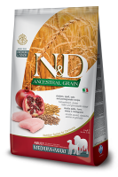 Farmina N&D Ancestral Grain Adult Medium & Maxi (курица, гранат) в зоомагазине Лепшы Сябар