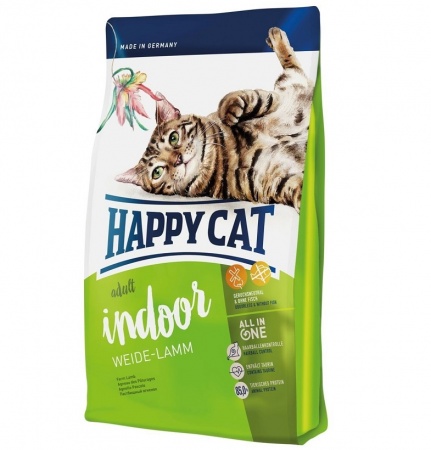 Happy Cat Adult Indoor (ягненок с фермы) в зоомагазине Лепшы Сябар