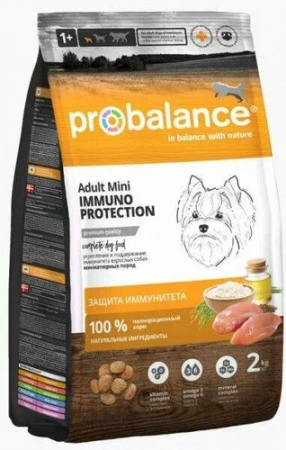 ProBalance Dog Immuno Adult Mini в зоомагазине Лепшы Сябар