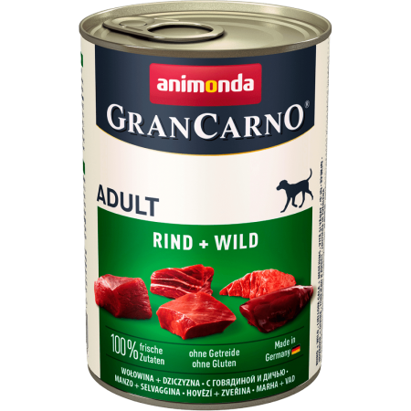 Gran Carno Adult (говядина, дичь) в зоомагазине Лепшы Сябар