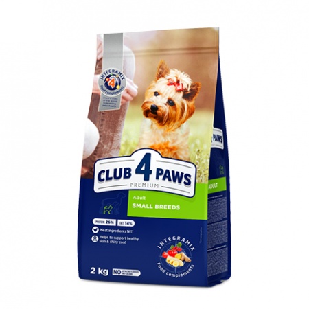 CLUB 4 PAWS PREMIUM "МАЛЫЕ ПОРОДЫ" (курица) в зоомагазине Лепшы Сябар