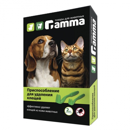 Gamma Приспособление для удаления клещей (уп. 2шт.)