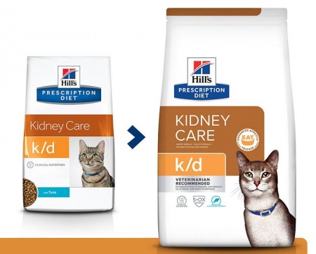 Hill's Prescription Diet k/d Kidney Care (тунец) в зоомагазине Лепшы Сябар