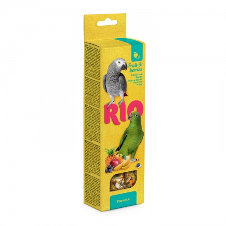 Rio Палочки для попугаев с фруктами и ягодами (2 шт.х75 г) в зоомагазине Лепшы Сябар