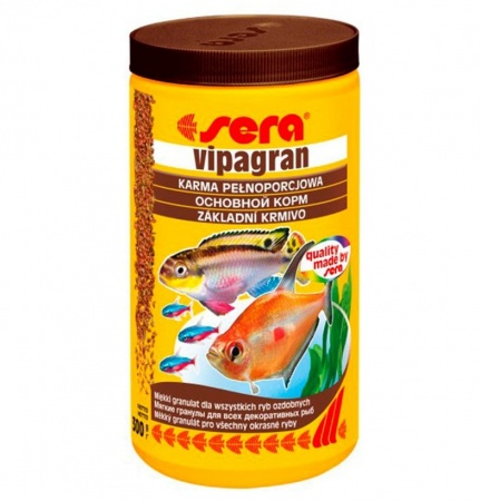 SERA Корм гранулы для всех рыб "Vipagran" в зоомагазине Лепшы Сябар