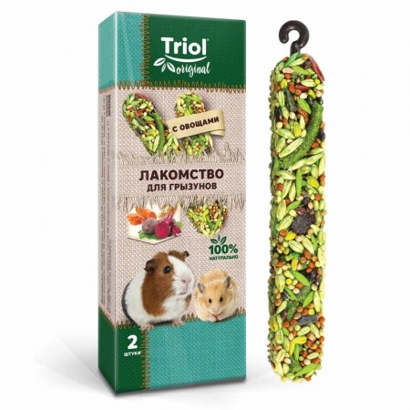 Triol Original Лакомство для грызунов с овощами (уп.2шт.) в зоомагазине Лепшы Сябар